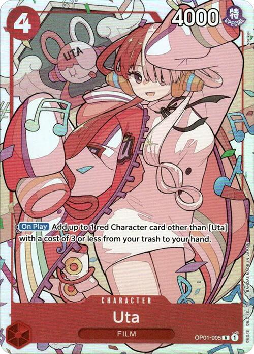 Uta - OP01-005 (Premium Card Collection -Uta-) (OP01-005) - [One Piece Promotion Cards] Foil - Trinity Hobby