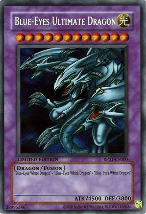Blue-Eyes Ultimate Dragon [RP01-EN000] Secret Rare - Trinity Hobby