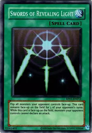 Swords of Revealing Light [RP01-EN012] Super Rare - Trinity Hobby