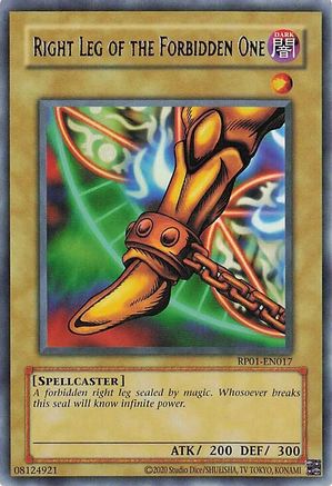 Right Leg of the Forbidden One [RP01-EN017] Rare - Trinity Hobby