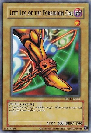 Left Leg of the Forbidden One [RP01-EN018] Rare - Trinity Hobby