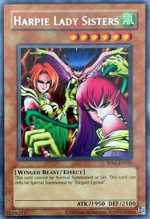 Harpie Lady Sisters [RP01-EN026] Rare - Trinity Hobby