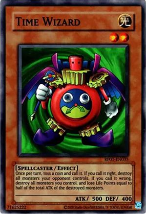 Time Wizard [RP01-EN035] Super Rare - Trinity Hobby