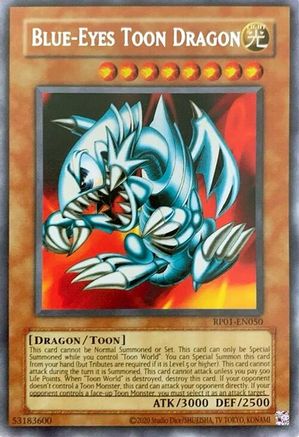 Blue-Eyes Toon Dragon [RP01-EN050] Rare - Trinity Hobby