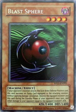 Blast Sphere [RP01-EN091] Secret Rare - Trinity Hobby