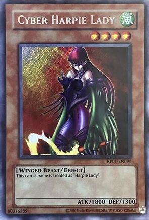 Cyber Harpie Lady [RP01-EN096] Secret Rare - Trinity Hobby