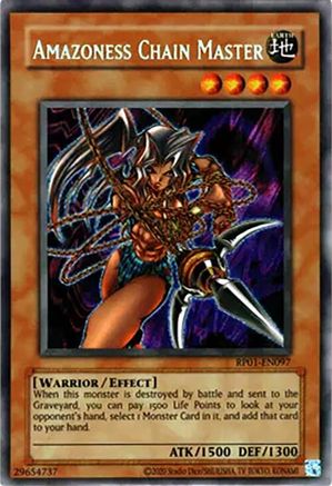 Amazoness Chain Master [RP01-EN097] Secret Rare - Trinity Hobby