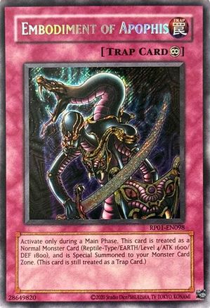 Embodiment of Apophis [RP01-EN098] Secret Rare - Trinity Hobby