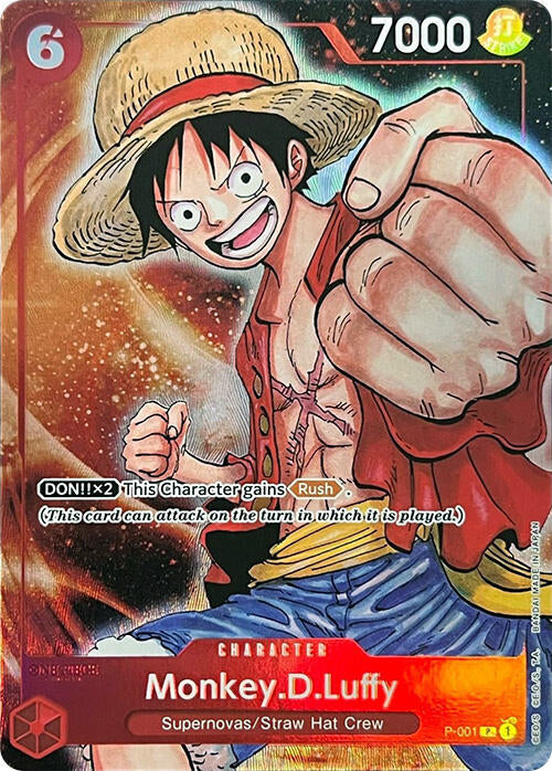 Monkey.D.Luffy (Premium Card Collection -BANDAI CARD GAMES Fest. 23-24 Edition-) (P-001) - [One Piece Promotion Cards] Foil - Trinity Hobby