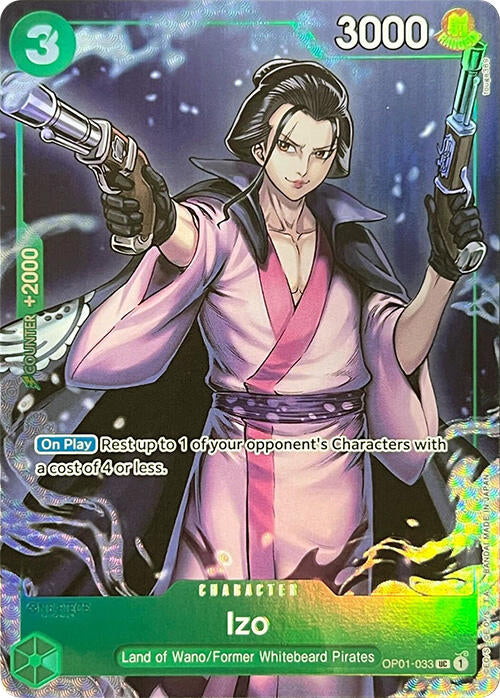 Izo (Premium Card Collection -BANDAI CARD GAMES Fest. 23-24 Edition-) (OP01-033) - [One Piece Promotion Cards] Foil - Trinity Hobby