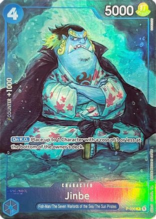 Jinbe (Premium Card Collection -BANDAI CARD GAMES Fest. 23-24 Edition-) (P-030) - [One Piece Promotion Cards] Foil - Trinity Hobby