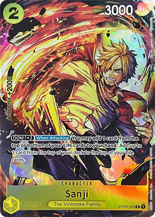 Sanji (Premium Card Collection -BANDAI CARD GAMES Fest. 23-24 Edition-) (OP03-102) - [One Piece Promotion Cards] Foil - Trinity Hobby