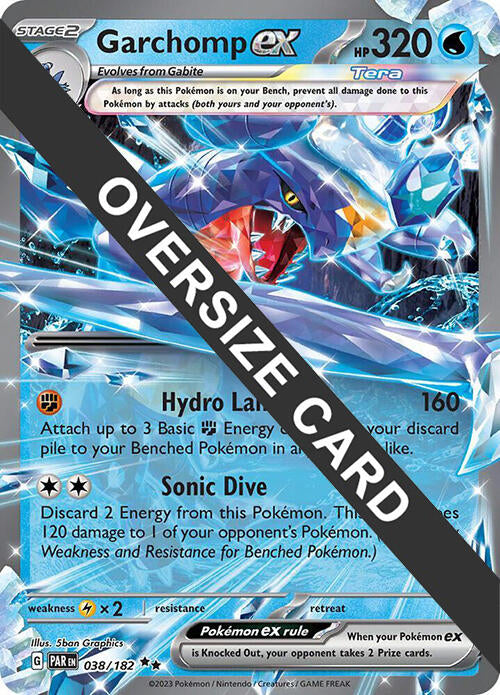 Garchomp ex (038) (Jumbo Card) [Scarlet & Violet: Black Star Promos] - Trinity Hobby