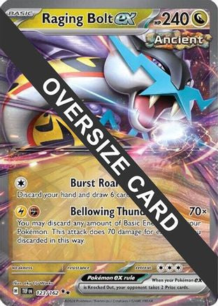 Raging Bolt ex - (123/162) Holofoil [Jumbo Cards]