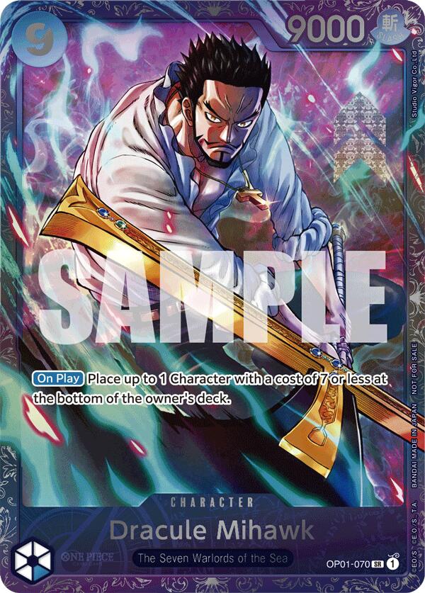 Dracule Mihawk (Treasure Cup 2024) (OP01-070) - [One Piece Promotion Cards] Foil - Trinity Hobby