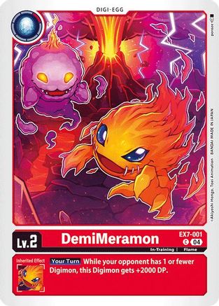 DemiMeramon [EX7-001] [Digimon LIBERATOR] - Trinity Hobby