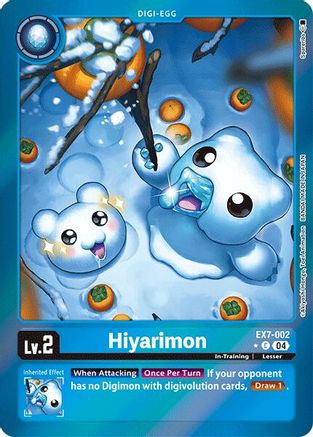 Hiyarimon [EX7-002] (Foil) [Digimon LIBERATOR] - Trinity Hobby