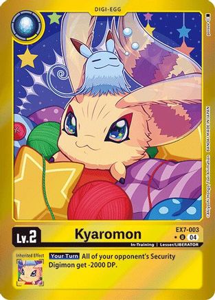 Kyaromon [EX7-003] (Foil) [Digimon LIBERATOR] - Trinity Hobby