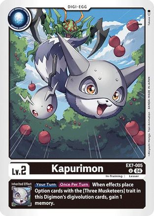 Kapurimon [EX7-005] [Digimon LIBERATOR] - Trinity Hobby