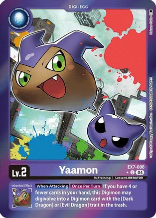 Yaamon [EX7-006] (Foil) [Digimon LIBERATOR] - Trinity Hobby
