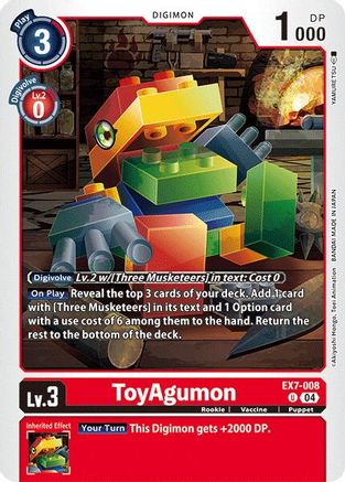 ToyAgumon [EX7-008] - EX7-008 [Digimon LIBERATOR] - Trinity Hobby