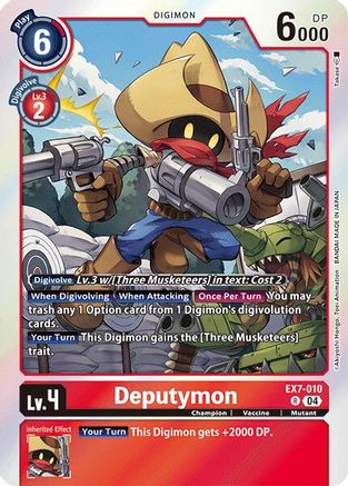 Deputymon [EX7-010] [Digimon LIBERATOR] - Trinity Hobby