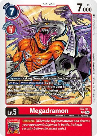 Megadramon [EX7-011] [Digimon LIBERATOR] - Trinity Hobby
