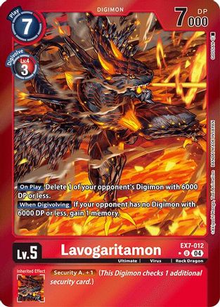 Lavogaritamon [EX7-012] (Foil) [Digimon LIBERATOR] - Trinity Hobby