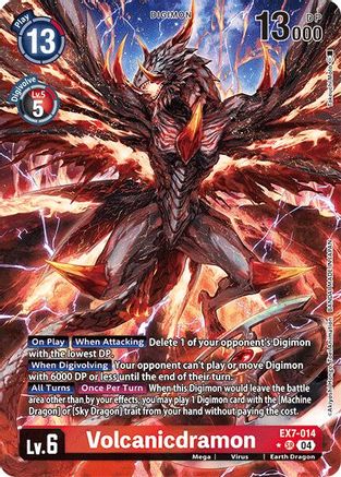 Volcanicdramon [EX7-014] (Alternate Art) [Digimon LIBERATOR] - Trinity Hobby
