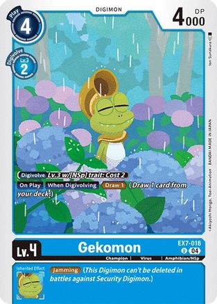 Gekomon [EX7-018] [Digimon LIBERATOR] - Trinity Hobby