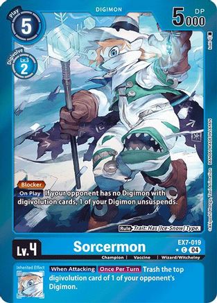 Sorcermon [EX7-019] (Foil) [Digimon LIBERATOR] - Trinity Hobby