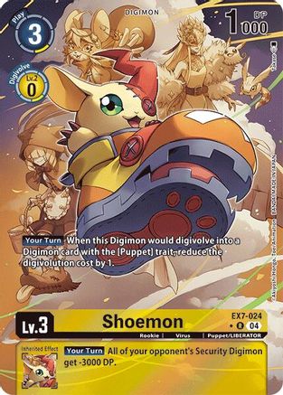 Shoemon [EX7-024] (Alternate Art) [Digimon LIBERATOR] - Trinity Hobby
