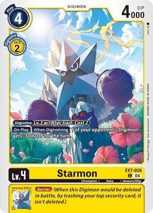 Starmon [EX7-026] [Digimon LIBERATOR] - Trinity Hobby