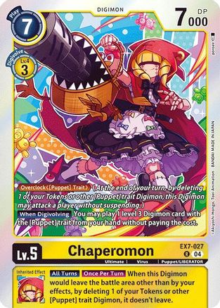 Chaperomon [EX7-027] [Digimon LIBERATOR] - Trinity Hobby