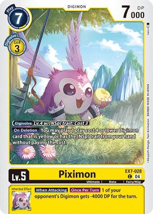Piximon [EX7-028] [Digimon LIBERATOR] - Trinity Hobby
