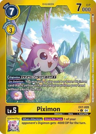 Piximon [EX7-028] (Foil) [Digimon LIBERATOR] - Trinity Hobby