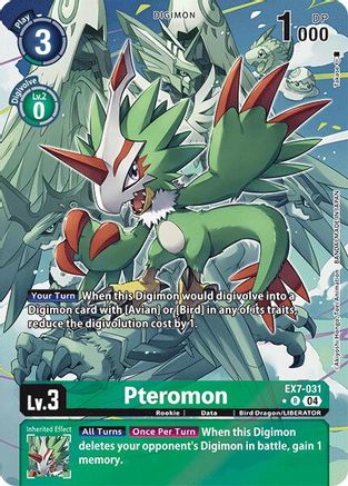 Pteromon [EX7-031] (Alternate Art) [Digimon LIBERATOR] - Trinity Hobby