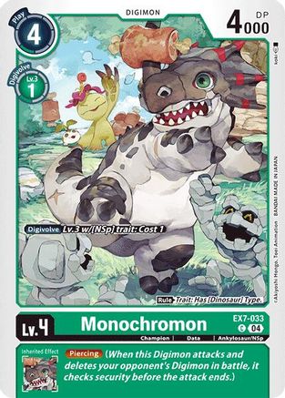 Monochromon [EX7-033] [Digimon LIBERATOR] - Trinity Hobby