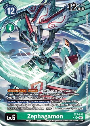 Zephagamon [EX7-036] (Alternate Art) [Digimon LIBERATOR] - Trinity Hobby