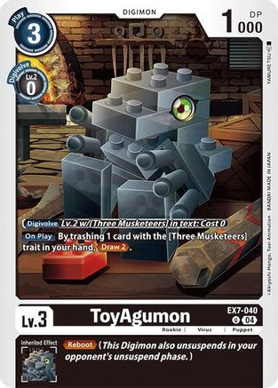 ToyAgumon [EX7-040] - EX7-040 [Digimon LIBERATOR] - Trinity Hobby