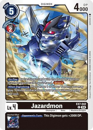 Jazardmon [EX7-042] [Digimon LIBERATOR] - Trinity Hobby