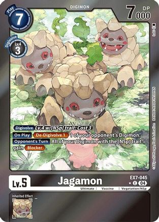 Jagamon [EX7-045] (Foil) [Digimon LIBERATOR] - Trinity Hobby