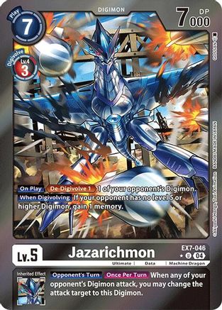 Jazarichmon [EX7-046] (Foil) [Digimon LIBERATOR] - Trinity Hobby