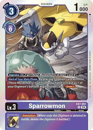 Sparrowmon [EX7-051] [Digimon LIBERATOR] - Trinity Hobby