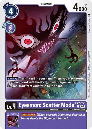 Eyesmon: Scatter Mode [EX7-053] [Digimon LIBERATOR] - Trinity Hobby
