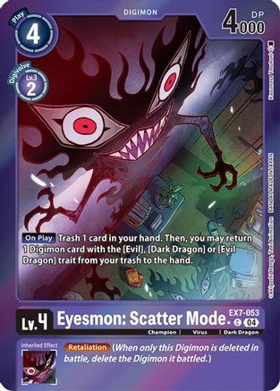 Eyesmon: Scatter Mode [EX7-053] (Foil) [Digimon LIBERATOR] - Trinity Hobby