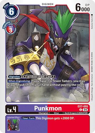 Punkmon [EX7-055] [Digimon LIBERATOR] - Trinity Hobby