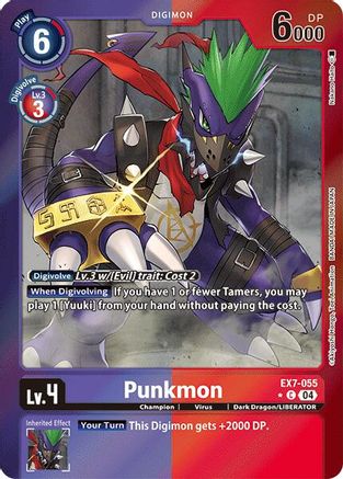 Punkmon [EX7-055] (Foil) [Digimon LIBERATOR] - Trinity Hobby
