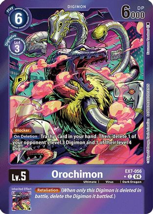 Orochimon [EX7-056] (Foil) [Digimon LIBERATOR] - Trinity Hobby