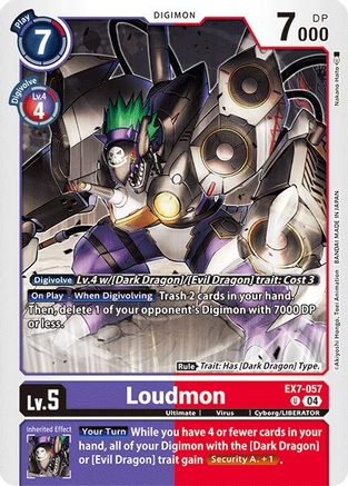 Loudmon [EX7-057] [Digimon LIBERATOR] - Trinity Hobby